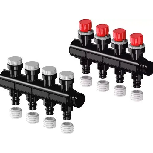 Uponor Vario PLUS GV fordelerrørssæt Q&E 1" 4 kredse