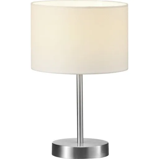 Trio Lighting Hotel bordlampe, hvid, 20 cm