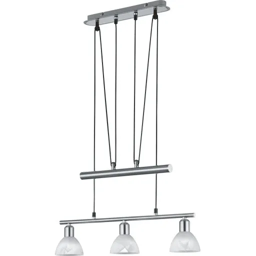 Trio Lighting Levisto Langbordspendel, Børstet Stål