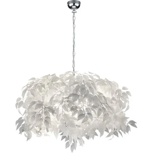 Trio Lighting Leavy Pendel, Krom, Ø70 cm