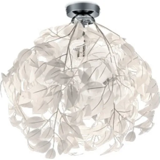 Trio Lighting Leavy loftlampe, krom, Ø38 cm