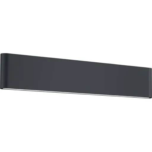 Trio Lighting Thames II udendørs væglampe, antracit, 46 cm