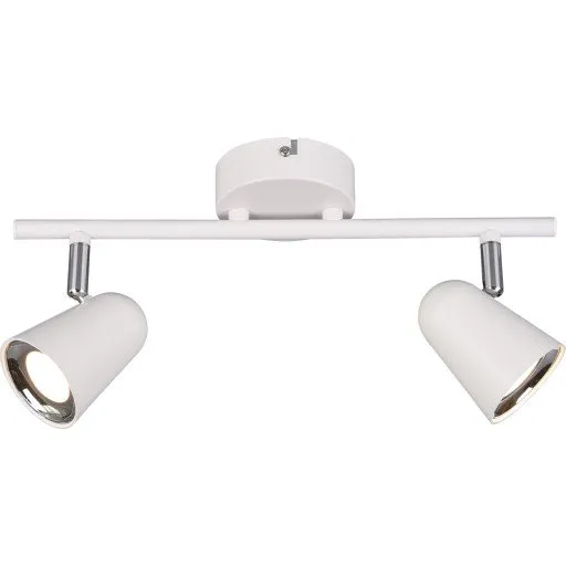 Trio Lighting Toulouse Spotlampe, 2 spots, hvid