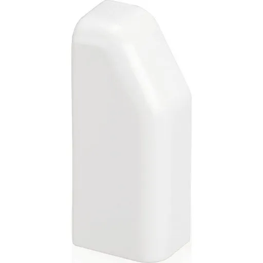 Rehau venstre endestykke SL 20/50 mm, hvid