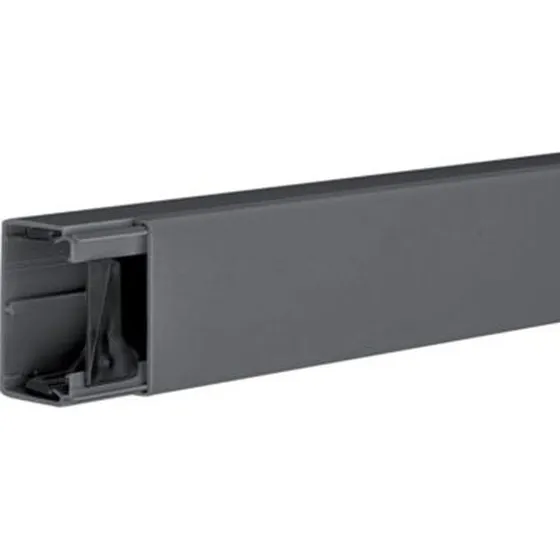 Tehalit Kabelkanal LF40060 40x60 mm Antrazit Sort (RAL 9011)