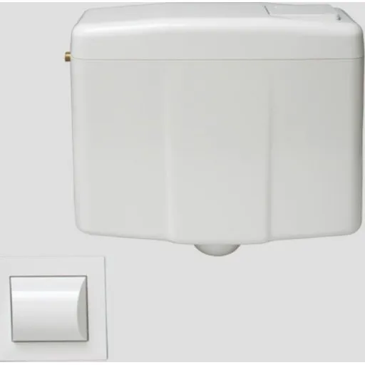 Laufen plastcisterne med betjeningsplade, 6L, hvid