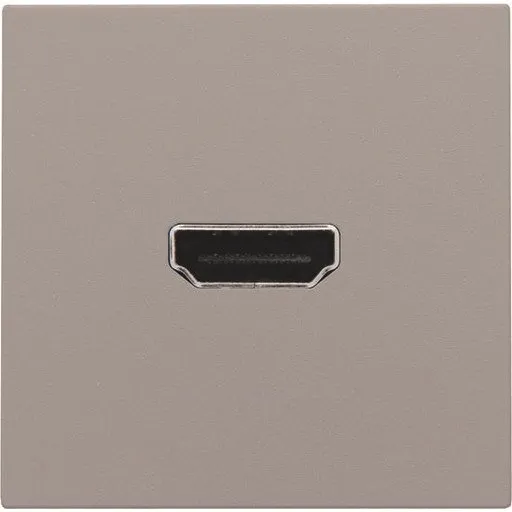 Niko HDMI udtag connector for stikmontering, bronze