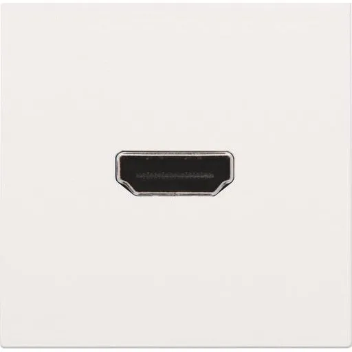 Niko HDMI udtag connector til stikmontering, hvid