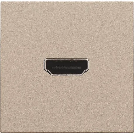 Niko HDMI udtag connector for stikmontering, beige