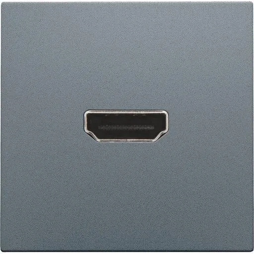 Niko HDMI udtag connector for stikmontering, stål