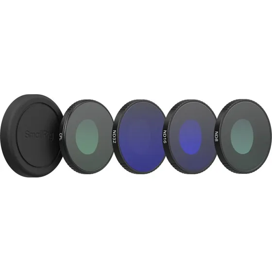 SmallRig 6036 Filterkit til DJI Osmo Action 6 (ND8, ND16, ND32, CPL)