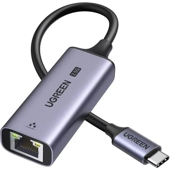 UGREEN USB-C til RJ45 2.5G Ethernet Adapter - Grå
