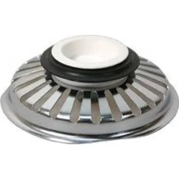 Blanco Kurveventil uden tap, Ø80 mm, 3 flader, krom