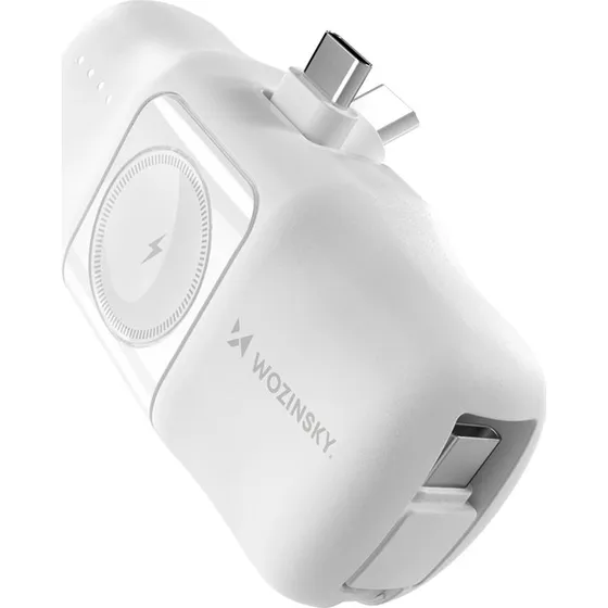 Wozinsky USB-C Mini Powerbank 15W 5000mAh - Hvid