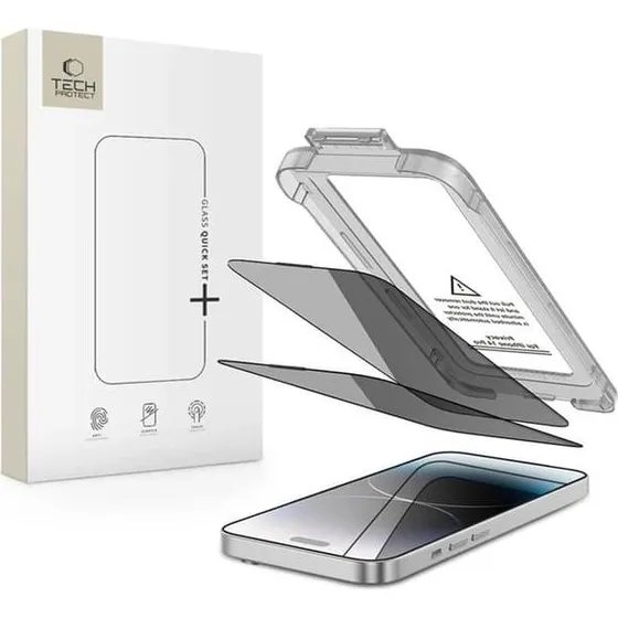 Tech-Protect iPhone 14 Pro Privacy Skærmbeskytter (2-pack)