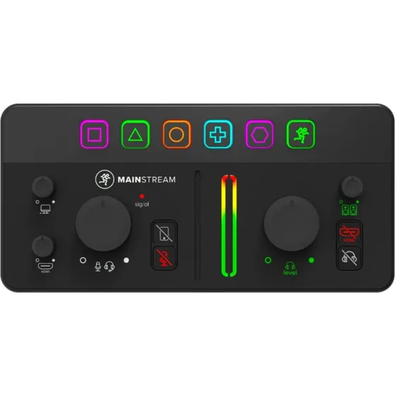 Mackie MainStream – Streaming- & podcast-hub, 1080p, HDMI/USB‑C