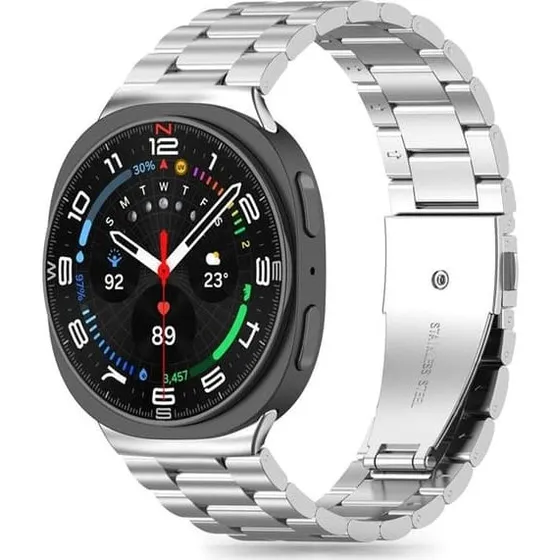 Tech-Protect Galaxy Watch 8/8 Classic Armbånd i Rustfrit Stål - Sølv