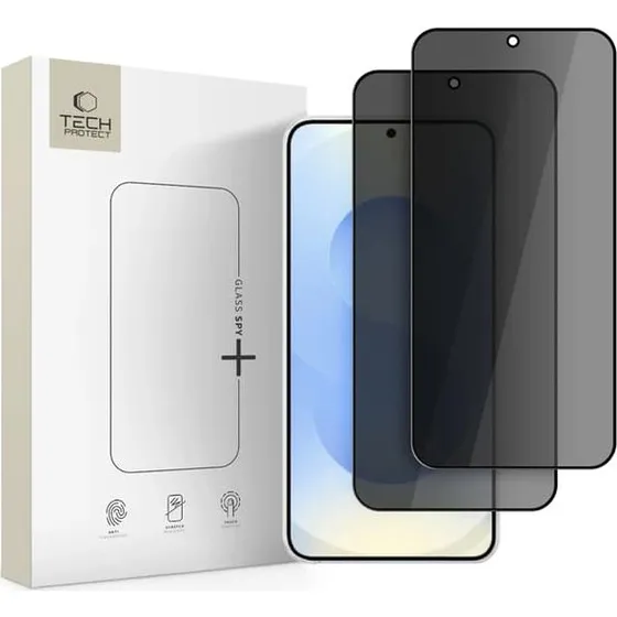 Tech-Protect Galaxy S26 Privacy Spy skærmbeskytter (2-pak)