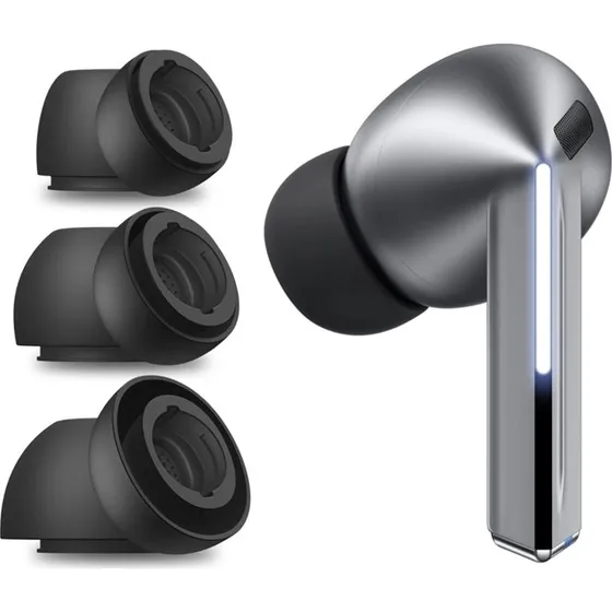 Tech-Protect Galaxy Buds 3 Pro Silikone Ørepropper - Grå (3-pak)