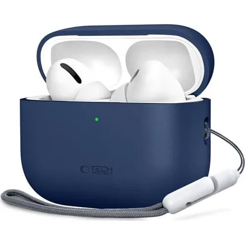Tech-Protect Silicone Etui til Apple AirPods Pro 3 - Navy Blue