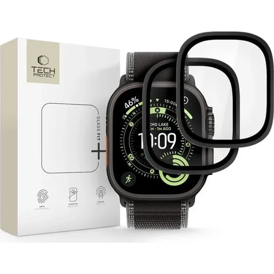 Tech-Protect 2-pak skærmbeskytter til Apple Watch Ultra 49mm
