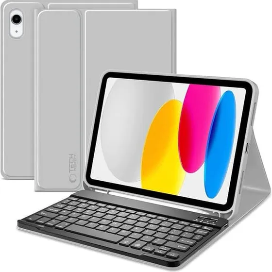 Tech-Protect SC Pen Case med tastatur til iPad 10.9" & 11" - Grå