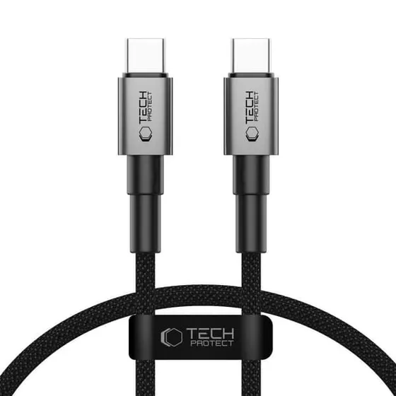 Tech-Protect Ultraboost DNA USB-C-kabel 60W 25cm - Iron Grey