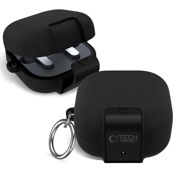 Tech-Protect Slim Hook Case til Samsung Galaxy Buds 4/4 Pro - Sort