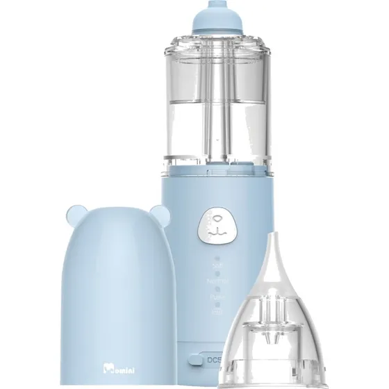 Momini NanoFlush - 2-i-1 automatisk næseskyller og næsesuger
