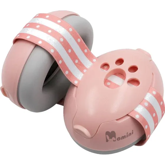 Momini Mimi Støjdæmpende høreværn til baby og børn, Pink