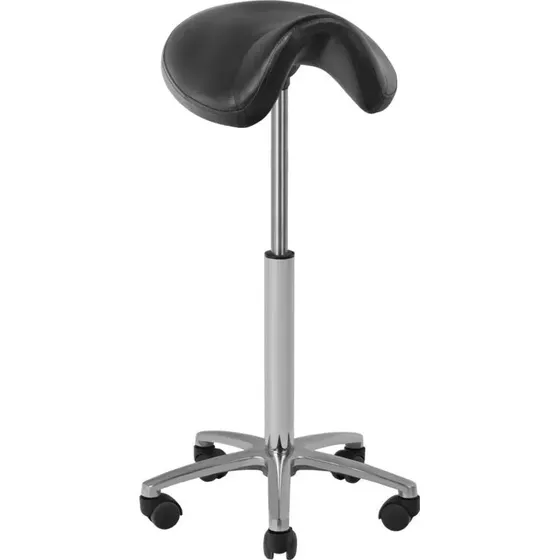 Kosmetisk barberstol 001B sort høj