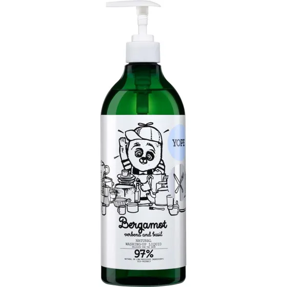 YOPE Natural Washing-Up Liquid Bergamot & Basil 750 ml