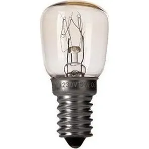 E14 25W Halogen Ovnpære - 300°C, 100lm, Ekstra Varm
