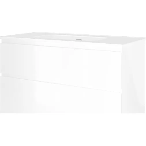 Sanibell Proline møbelpakke, 101x46,8 cm, hvid højglans