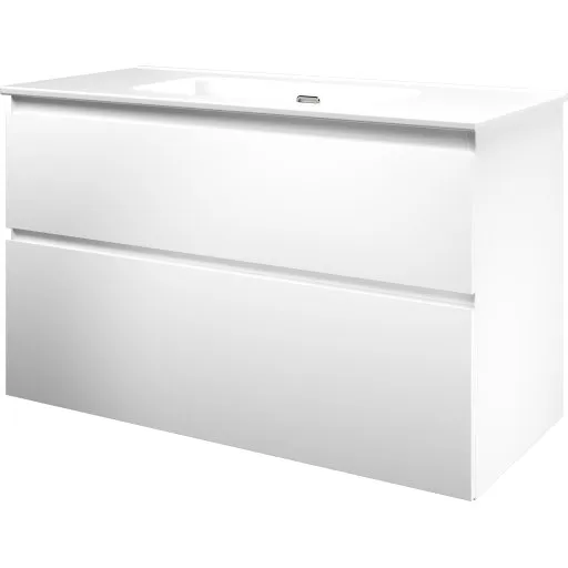 Sanibell Proline møbelpakke, 101x46,8 cm, mat hvid