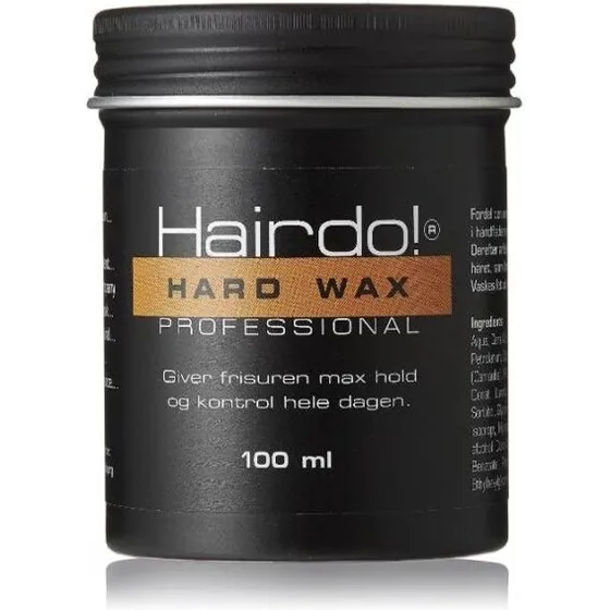 Hairdo Hard Wax 100 ml – fiber hårvoks med maksimal hold