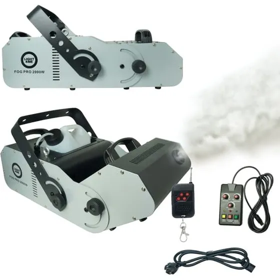 Light4Me Fog Pro 2000W røg- og tågegenerator med DMX