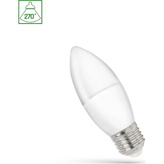 E27 1W LED Kertepære - 90 Lumen, Neutral Hvid, 4000K
