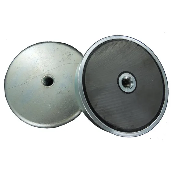 Eclipse Pottemagnet M10 55kg Ø80mm - Galvaniseret