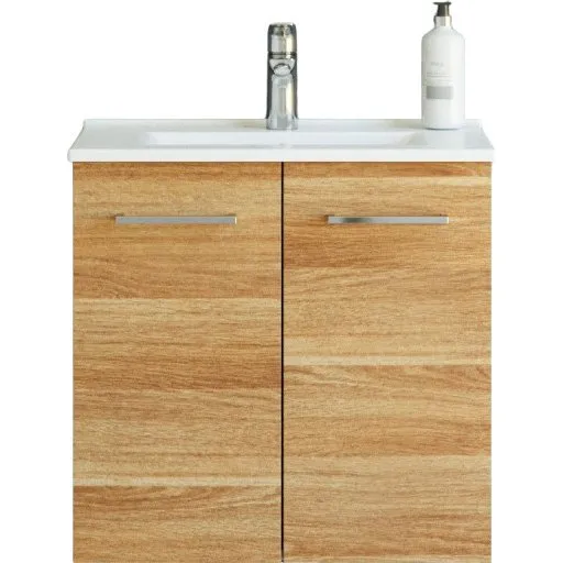 Dansani Mido+ møbelpakke med Amber vask, 61x36,5 cm, eg