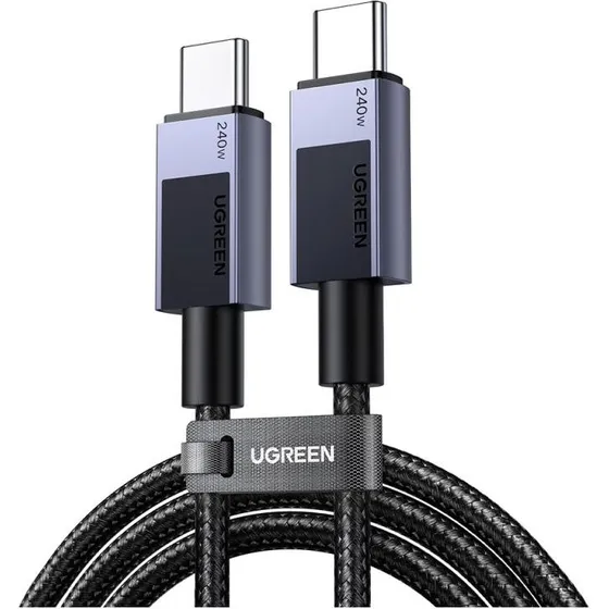 Ugreen USB-C til USB-C kabel 2 m - 240W PD 3.1 - Sort