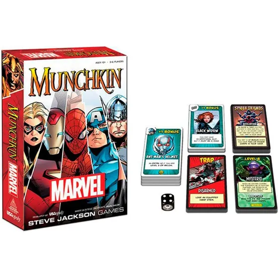 USAopoly Munchkin Marvel Edition - Kortspil