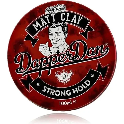 Dapper Dan Matt Clay - stærkt hold, mat finish (100 ml)