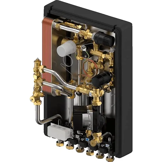 Uponor Combi Port UFH HA Fjernvarmeenhed, 19 L/MIN