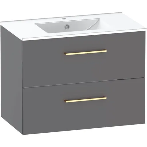 Kriss Skandi underskab 80x45 cm, antracit