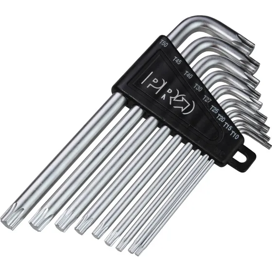 PRO Bikegear Torxnøglesæt 9 dele T10-T50 med holder