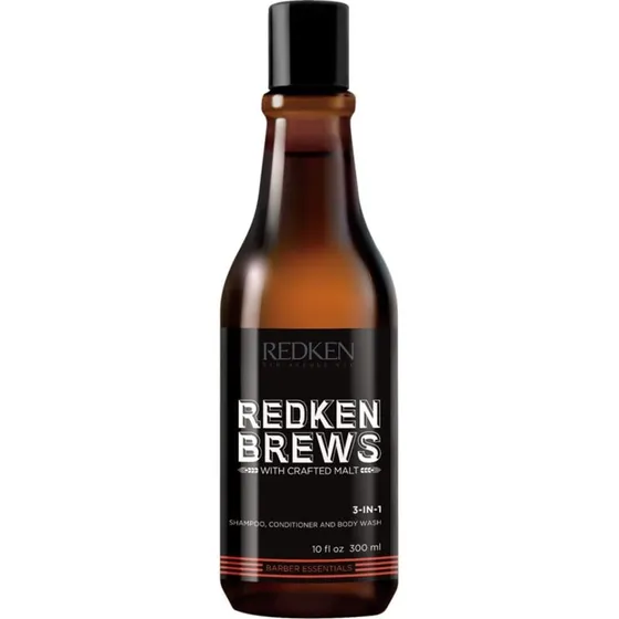 Redken Brews 3‑i‑1 Shampoo, Conditioner & Bodywash 300 ml