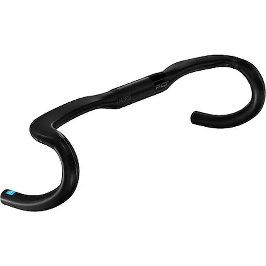 PRO PLT Ergo Carbon Racerstyr 46 cm - Sort