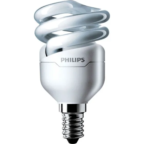 Philips Tornado Spiral 8W E14 - Varmt Hvidt Lys (Svarer til 45W)