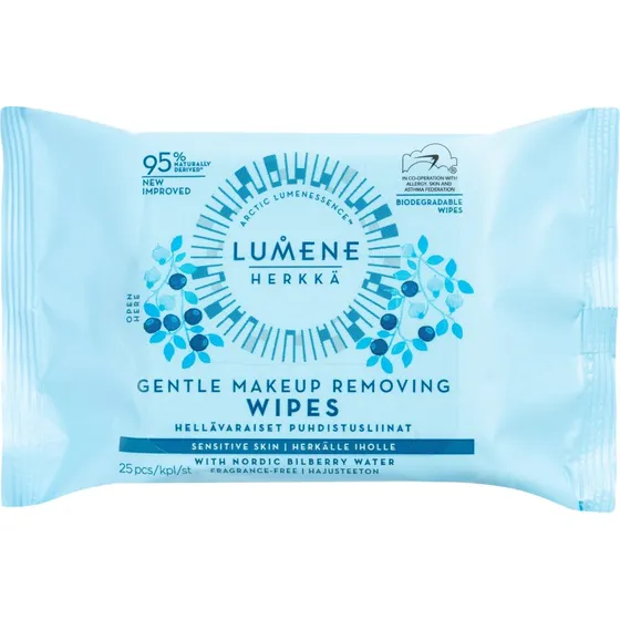 Lumene Soothing Gentle Makeup Removing Wipes 25 stk